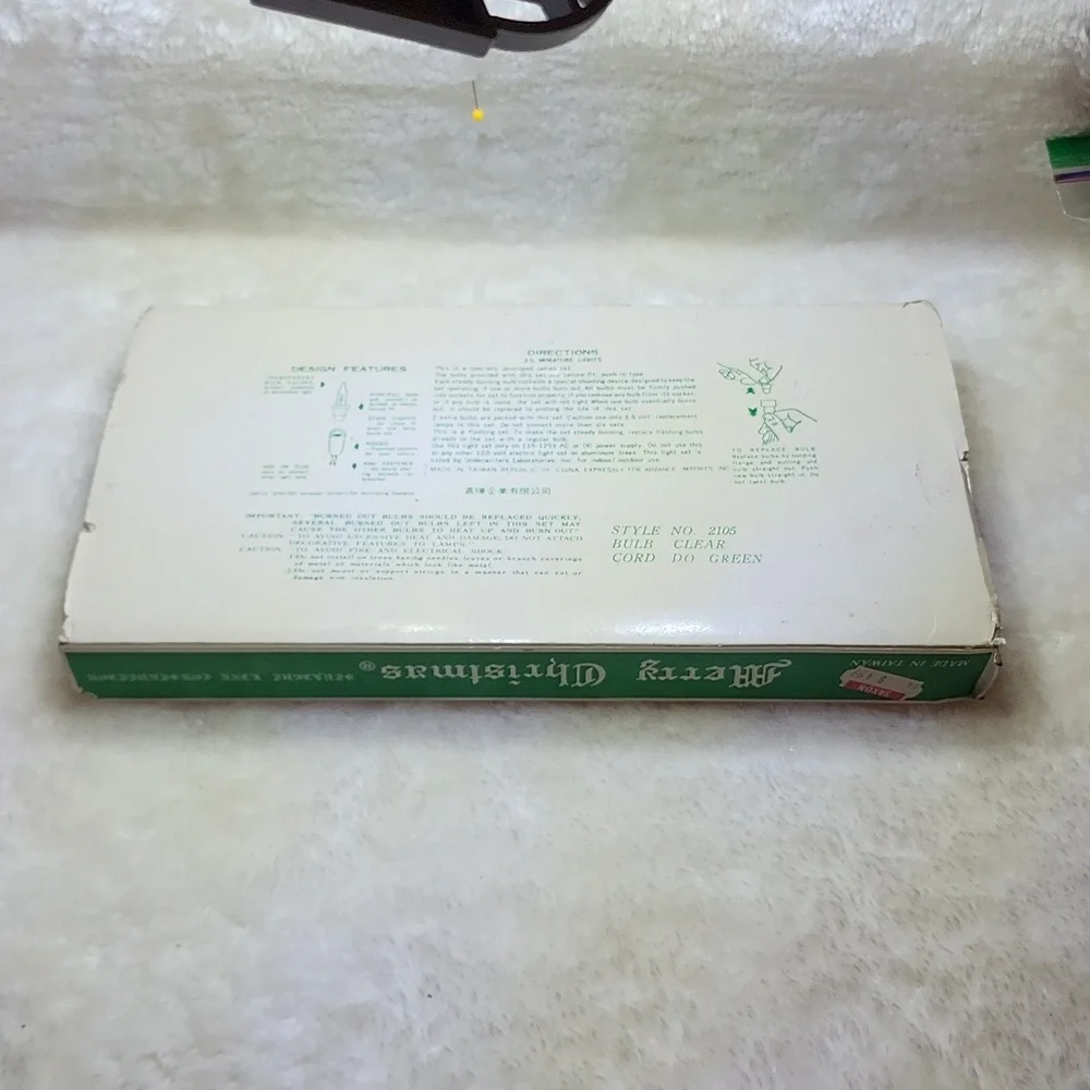 Vintage New in box Christmas Lights